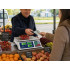Verk Group veikala kalkulācijas svari ar LCD displeju un akumulatoru, 40 kg, 5 g