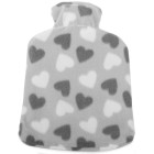Gumijas termofors ar mīkstu pārvalku, 1700 ml, 34 × 19 cm