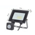 LED prožektors ar kustības un krēslas sensoriem, 20W, 6000K, IP66
