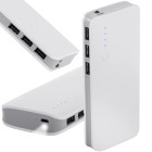 Portatīvais lādētājs ar 3 USB portiem un LED lukturīti, 10000 mAh