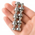 Neodīma magnēti-piespraudes, 16 gab., 16 × 12 mm