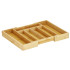 Bambusa virtuves piederumu organizators atvilktnei, 7 nodalījumi, 39cm, L