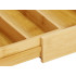 Bambusa virtuves piederumu organizators atvilktnei, 7 nodalījumi, 39cm, L