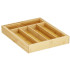 Bambusa virtuves piederumu organizators atvilktnei, 7 nodalījumi, 39cm, L