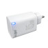 Ātrās uzlādes tīkla lādētājs ar USB-A un 2 USB-C pieslēgvietām, Quick Charge, 65 W, PD-71