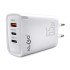 Ātrās uzlādes tīkla lādētājs ar USB-A un 2 USB-C pieslēgvietām, Quick Charge, 65 W, PD-71