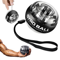 Žiroskopiskā treniņu bumba Powerball Gyro Ball plaukstas un roku vingrināšanai, 7 cm x 5,5 cm