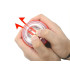 Žiroskopiskā treniņu bumba Powerball Gyro Ball plaukstas un roku vingrināšanai, 7 cm x 5,5 cm