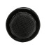Apaļš bezvadu karaoke mikrofons ar Bluetooth skaļruni, dažādiem balss režīmiem un futrāli, melns, 22 cm