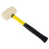 Skārdnieka gumijas āmurs ar stiklašķiedras kātu, balts, FG, PROFI, 60MM, 570G