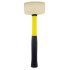 Skārdnieka gumijas āmurs ar stiklašķiedras kātu, balts, FG, PROFI, 60MM, 570G