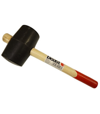Gumijas āmurs ar koka kātu, 90MM 1200G