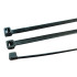 Melni neilona kabeļu savilcēji, 50 gab., 190x4.7MM