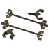 Amortizatoru atsperu savilcēji, D/F (Heavy Duty), 2X, 380MM