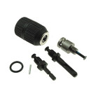 Urbjpatrona ar adapteru komplektu, SDS pneimatiskā HEX, 9X, 1/2'' 2-13MM