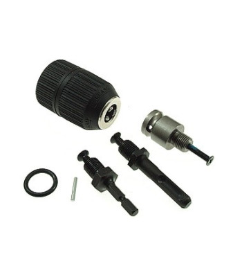 Urbjpatrona ar adapteru komplektu, SDS pneimatiskā HEX, 9X, 1/2'' 2-13MM