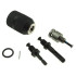 Urbjpatrona ar adapteru komplektu, SDS pneimatiskā HEX, 9X, 1/2'' 2-13MM