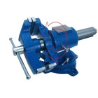Rotējošās atslēdznieka skrūvspīles ar laktu — DUAL JAWS 100MM 15.5KG 2xSWIVEL