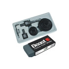 Kroņurbju komplekts kokam un plastmasai, 11 gab., 19-64MM