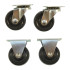 Gumijas mēbeļu ritentiņu komplekts 2+2 40MM