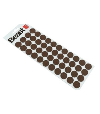 Apaļi pašlīmējoši filca paliktņi mēbelēm, 44 gab., FELT ROUND, 20x3MM