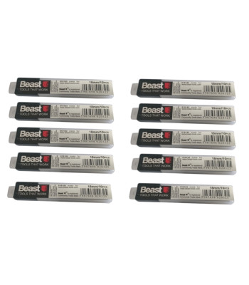 Tapetēšanas nažu asmeņi — 7 segmenti, 10 gab., 18 mm, 0,41 mm