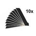 Nolaužamie asmeņi tapešu nazim, melni, SK-5, 18 mm, 10 segmenti, 0,5 mm, 10 gab.