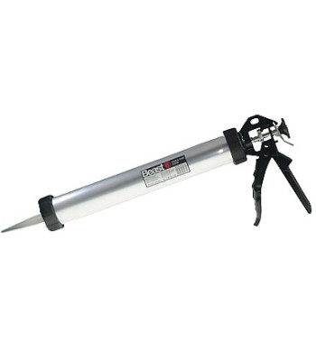 Profesionāla alumīnija hermētiķa pistole desu iepakojumiem, 380mm (600ml)