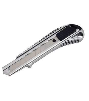 Masīvs izvelkamais metāla nazis ar nolaužamiem segmentiem, ZN-ALLOY METAL, 18 mm