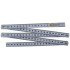 Plastmasas saliekamais lineāls, 1 m