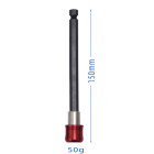 Garais magnētiskais skrūvgrieža uzgaļu turētājs ar fiksatoru, 1/4", 150 mm, 50 g