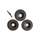 Lamelārā slīpripa tērauda un koka slīpēšanai, 3 gab., P80, 115MM/22MM, 3X