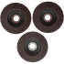 Lamelārās slīpripas tērauda un koka apstrādei, 3 gab., P40, 125/22 mm, 3X