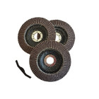 Izliektas lamelārās slīpripas tēraudam un kokam, 3 gab., FOLDED 3X, P40, 125/22MM