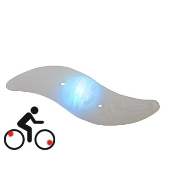 Mirgojoša LED lampiņa velosipēda spieķiem, LED BIKE 3-FUNCT. PP