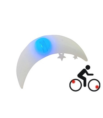 Mirgojoša LED lampiņa velosipēda spieķiem, 3 režīmi, LED BIKE 3-FUNCT. PP