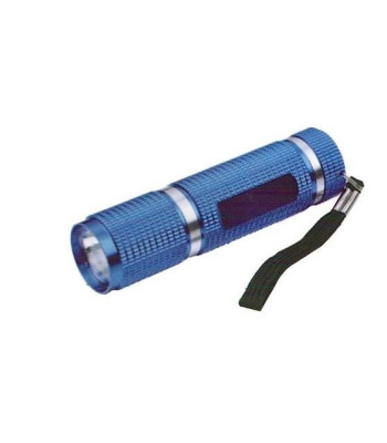 LED lukturītis, dažādu krāsu, 9-LED, 3xAAA, 26x90MM