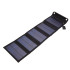 Tūrisma saules panelis — tālruņa lādētājs, 15W, USB, 5V/2.1A, 650x100x30mm