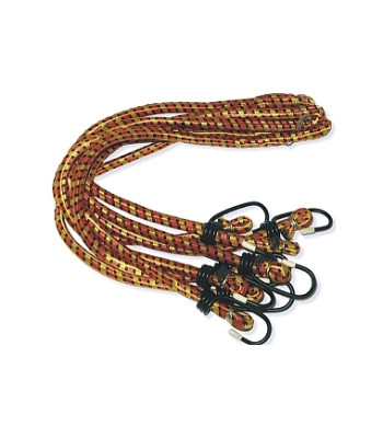 Bagāžas stiprināšanas gumijas “Zirneklis”, 4 gab., 8 zari, 800 mm