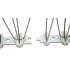 Putnu atbaidīšanas tapas 10X 25CM SPIKES:2-4-2-4, W:8, H:11.5CM