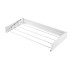 Salokāms sienas veļas žāvētājs, balts, ALU FOLDABLE, max 25KG, 80x10x40CM
