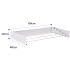 Salokāms sienas veļas žāvētājs, balts, ALU FOLDABLE, max 25KG, 80x10x40CM