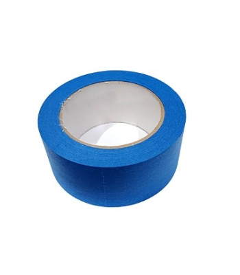 Maskēšanas lente BLUE SHARK, UV izturīga, iekštelpām un āra darbiem, līdz 60 °C, 48 mm x 50 m