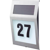 Saules bateriju LED mājas numurs