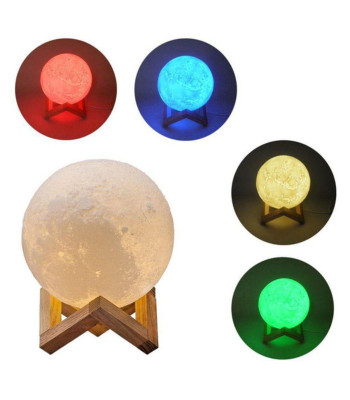 Mēness formas 3D LED lampa M