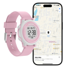 Bērnu viedpulkstenis ar Apple Find My funkciju, WatchMe, rozā