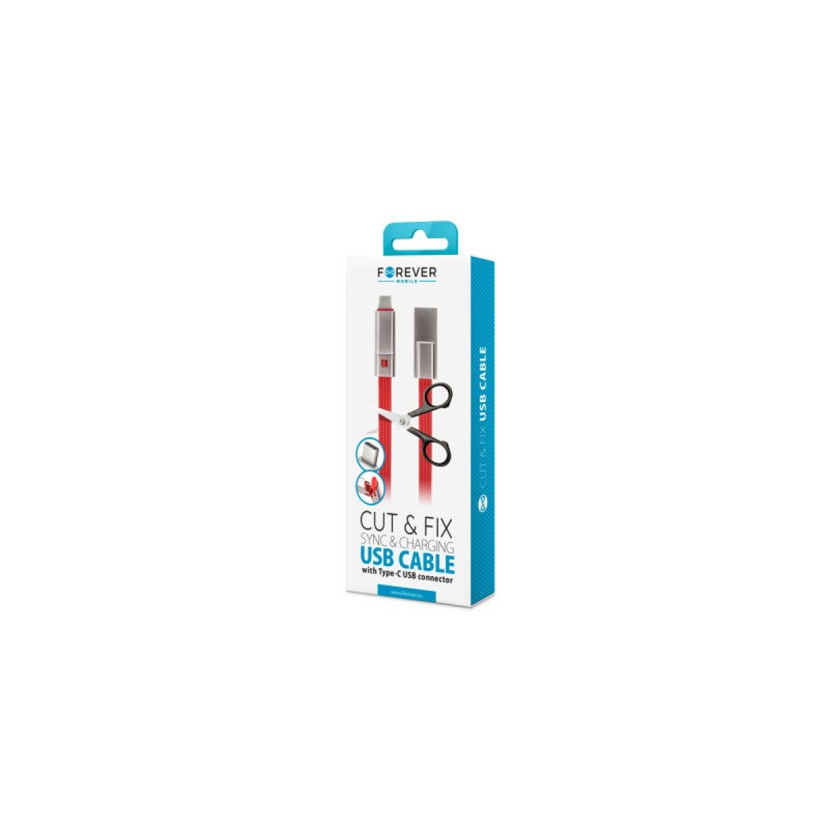 USB tipa C kabelis 1,5 m 1,5 A