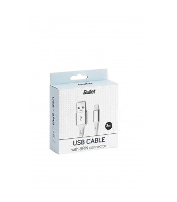Kabelis 2.0 8PIN - USB, 3m
