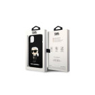Karl Lagerfeld korpuss iPhone 14 6.1 KLHMP14SSNIKBCK melns cietais korpuss Magsafe Silicone NFT Ikonik
