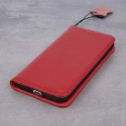 Geniune Leather Smart Pro tālrunim iPhone 15 Pro Max 6.7 sarkanbrūns